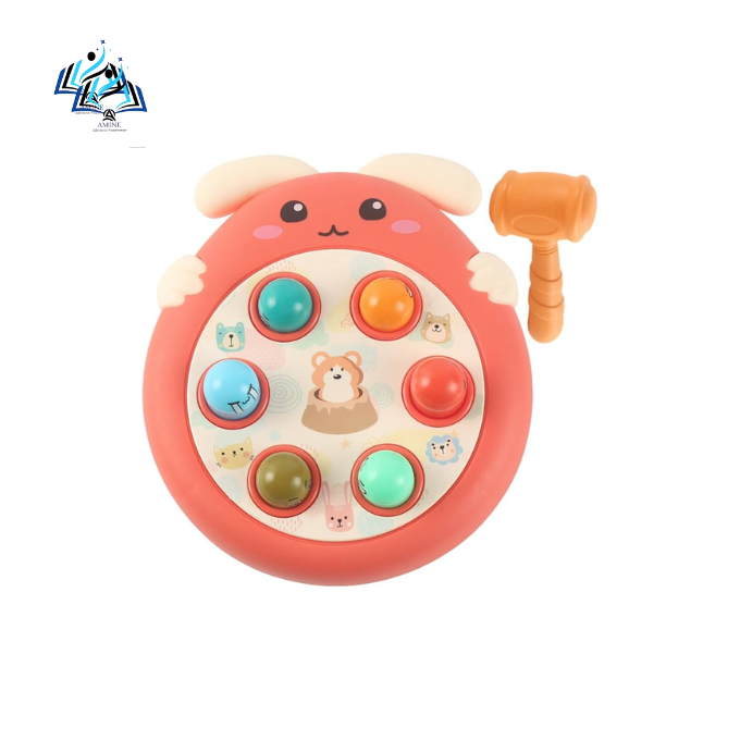 Jeu Interactif à Taper – Taupes et Lapins – Jouet de Développement Précoce pour Enfants