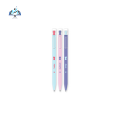 Stylo à Bille Fantaisie – Design Pastel avec Motif Nœud Papillon
