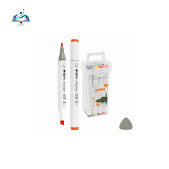 Set de 12 Marqueurs Double Pointe M&G APMV09D5 – Idéal pour Étudiants et Artistes